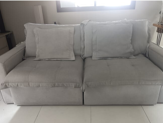 Colchão depois da limpeza